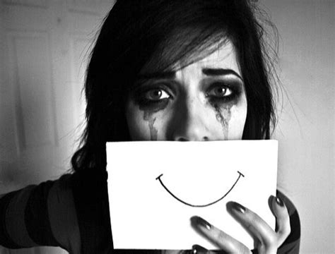Black And White Cry Cry Girl Depressed Depression Image 39869