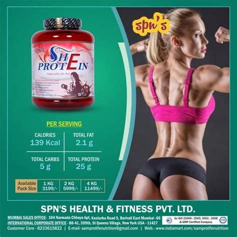 2 Kg She Protein Especially For Her At Rs 5999piece Protein Supplements In Jaipur Id