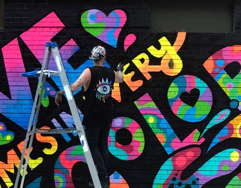 Jason Naylor Love In Every Color Mural
