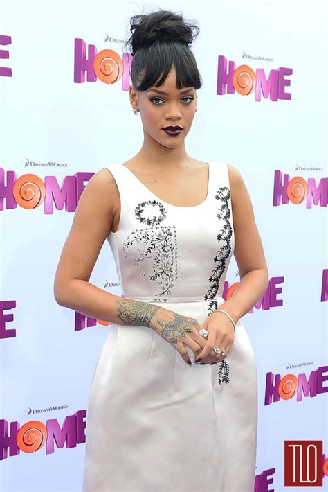 Rihanna In Christian Dior At Home La Special Screening Tom Lorenzo