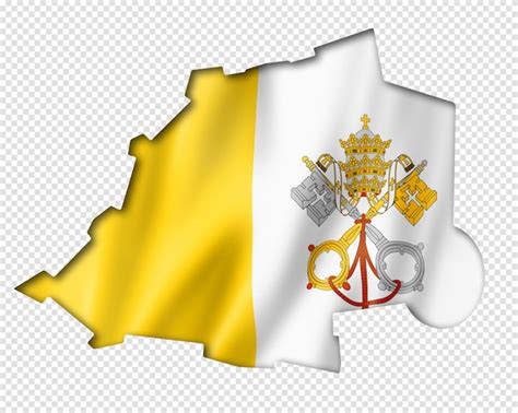 Premium Psd Vatican Flag Map