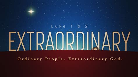 Extraordinary: Ordinary People. Extraordinary God | Bible Center Church