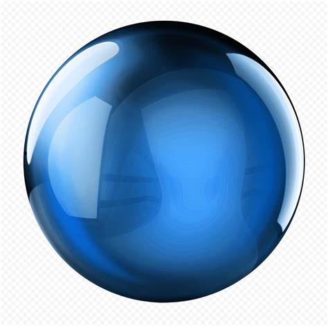Download Blue Glass Sphere Ball Png Citypng