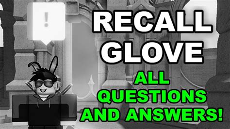 Slap Battles All Questions And Answers For Recall Glove Repressed Memories Badge Roblox
