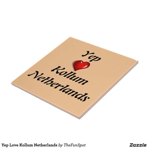 Yep Love Kollum Netherlands Ceramic Tile | Ceramic tiles, Decorative ceramic tile, Kollum
