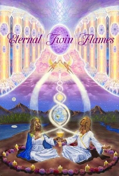 Twin Flames Sacred Marriage Spiritual Art Mystical Art