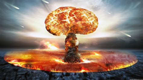 Explosión Nuclear Hd Fondo De Pantalla De Bomba 2560x1440