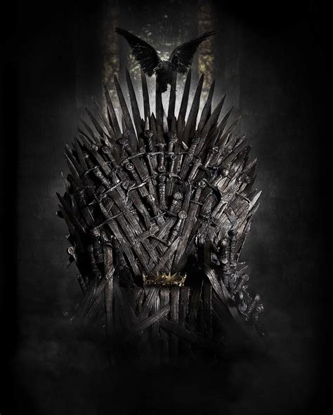 Iron Throne Game Of Thrones Sword Portrait Display Tv Simple