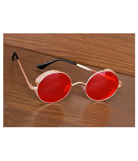 Elegante Red Round Sunglasses 2064 Buy Elegante Red Round Sunglasses 2064 Online