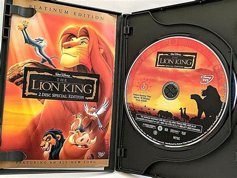 DVD DISNEY S THE LION KING DISC SPECIAL EDITION PLATINUM EDITION EBay