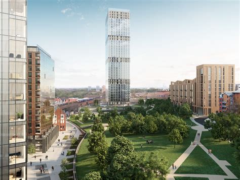 Old trafford,sir matt busby way. Northern Gateway Masterplan Manchester - e-architect
