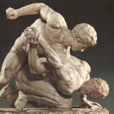 Søn af timosthenes, theagenes var berømt for sin ekstraordinære styrke og hurtighed. THÉAGÈNE - Thasos / Pankration- Pugilat | DICOLYMPIQUE