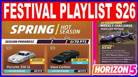Forza Horizon Festival Playlist Spring Hot Season Series YouTube
