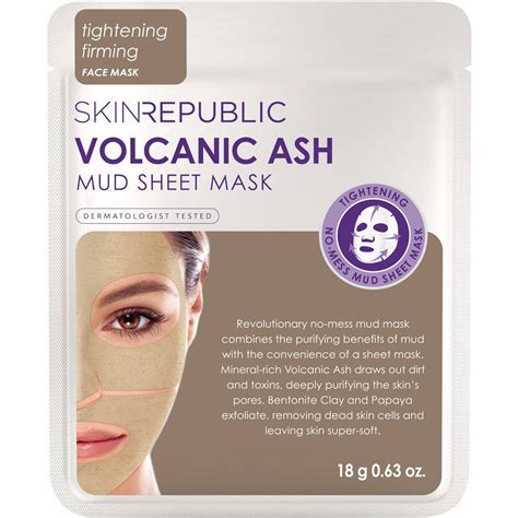 Skin Republic Skin Republic Volcanic Mud Mask Each Woolworths