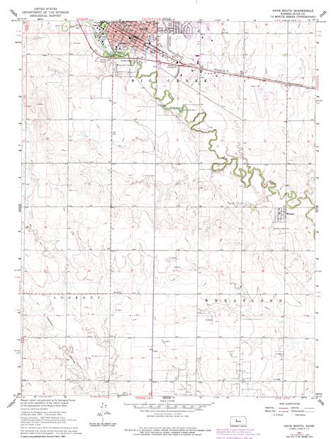 Hays South Ks Topographic Map Topoquest
