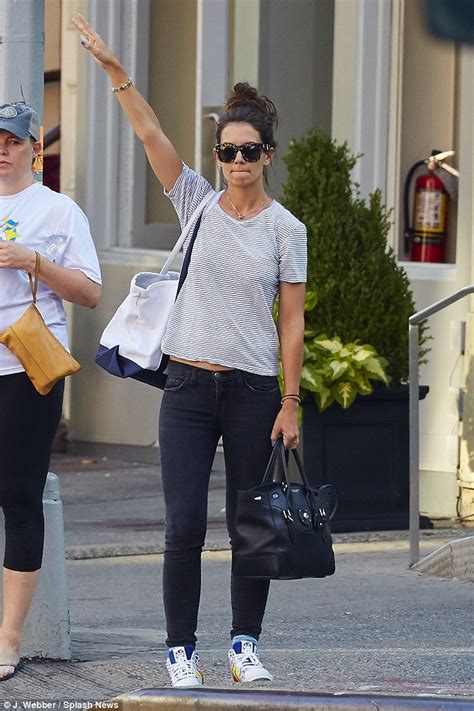 Katie Holmes Channels Sporty Casual With These Colorful Sneakers