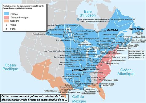 Carte des Toponymes Français aux États-Unis (Image trouvée sur ...