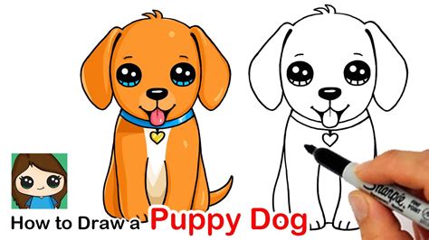 How To Draw A Puppy Dog Easy