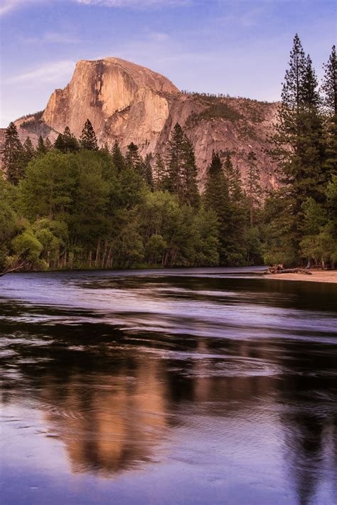 Half Dome Reflected In The Merced River Outdoor Photographer