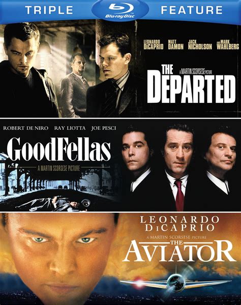 The Departed Goodfellas The Aviator Blu Ray