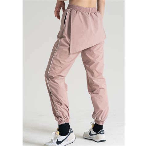 Creamy Hip Cover Joger Pants Rose Pink