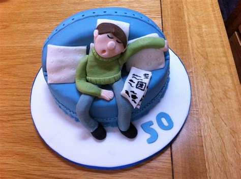 Choosing the best design for happy birthday cakes for men can be a very difficult task. Sleeping Man - CakeCentral.com