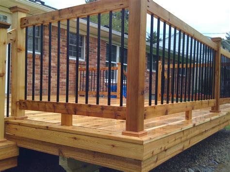 While there are several factors to consider when installing deck railing — from durability to aesthetics with our mighty metal impression rail express, you can trust that it will. Todays Tip Deck Stair Rail Layout Within Installing Laying ...