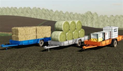 Fs19 Np 25 Autoload Bale Trailer V 10 Bale Transport Mod Für Farming
