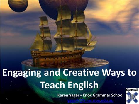 Ppt Engaging And Creative Ways To Teach English