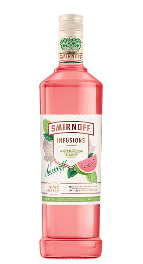 Vodka Smirnoff Infusions Watermelon And Mint 998ml Imigrantes Bebidas
