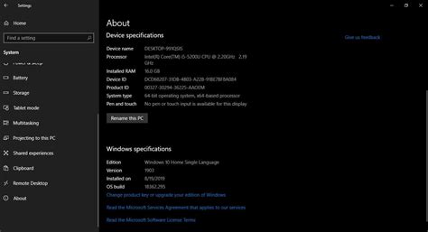 How To Find Computer Specs In Windows 10