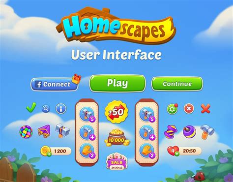 Wildscapes User Interface On Behance International Games Game