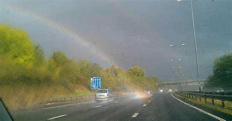 Temple of the king (rainbow cover). The end of the rainbow found.. on motorway in Surrey ...