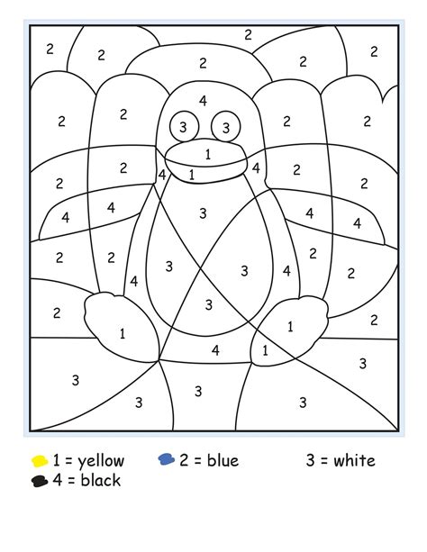 Coloring By Numbers Free Printables