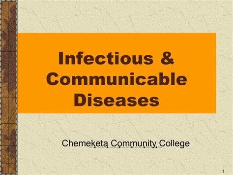 Ppt Infectious Communicable Diseases Powerpoint Presentation Free