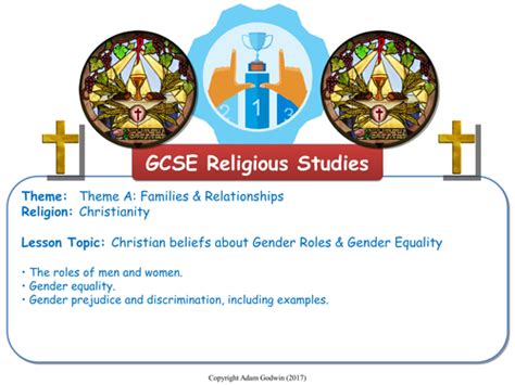 Christianity Gender Roles Gender Equality And Sexism Gcse Rs