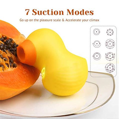 Mr Duckie Clitoral Sucking Vibrator For Clit Nipple Stimulation With 7 Suction Levels Souvenir