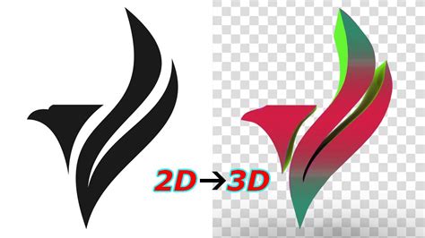 How To Convert 2d Image To 3d Logo Using Phtoshoop Free Logo Design
