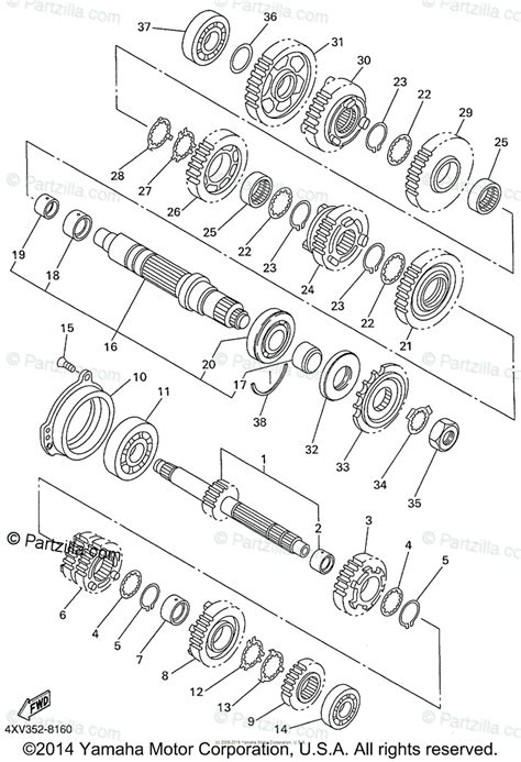 2001 yamaha yzf r1 wiring diagram. Yamaha Motorcycle 1999 OEM Parts Diagram for TRANSMISSION | Partzilla.com