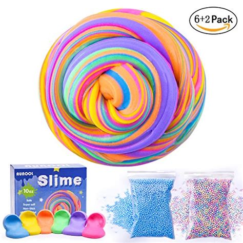 10 Ounce Fluffy Floam Slime Putty With Cool Textures Super Soft Non