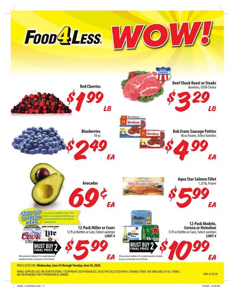 Food 4 less (ca) weekly ad flyer june 30 to july 6. Food 4 Less Weekly Ad Jun 24 - Jun 30, 2020