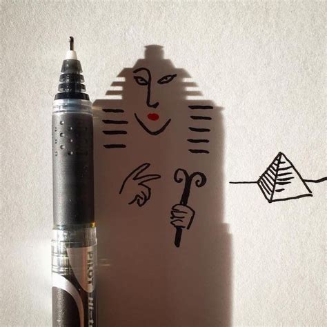Artist Turns Random Shadows Of Everyday Objects Into Playful Doodles Of Whimsical Figures Arte