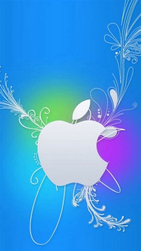 Logo Wallpaper Hd Apple Logo Wallpaper Iphone Blue Wallpapers Mobile