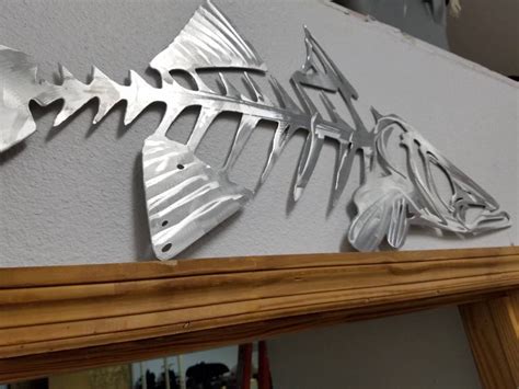 Snook Wall Art Snook Skeleton Hanging Aluminum Metal Art Etsy