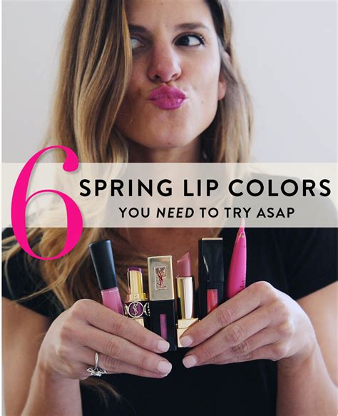 Spring Lipstick Colors To Try Right Now