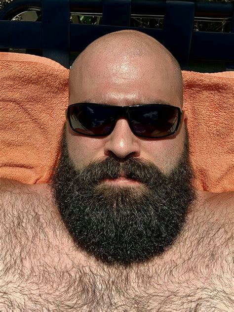 Shaved Head With Beard Bald With Beard Beard Love Bald Men Scruffy