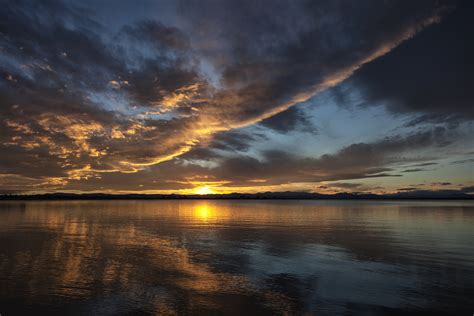 High Quality Image Of Sunset Photo Of Night Sea
