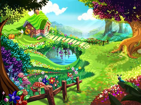 38 Fairy Garden Wallpaper