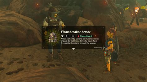 Breath of the wild features a variety of armor sets for link to wear, and here this garb was worn by hyrule's royal guard almost one hundred years before breath of the wild there is one fantastic quality that makes this set some of the best armor: Zelda: Breath of the Wild - How to Get Fireproof Armor | Lvl. 2 Heat Guide