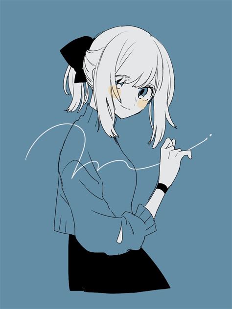 Cute Aesthetic Anime Girl Pfp Otaku Wallpaper